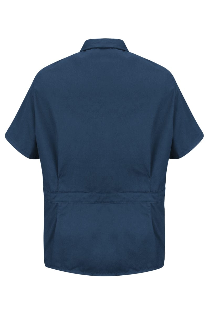 Men's Navy Zip-Front Smock – HousekeepingUniforms.com