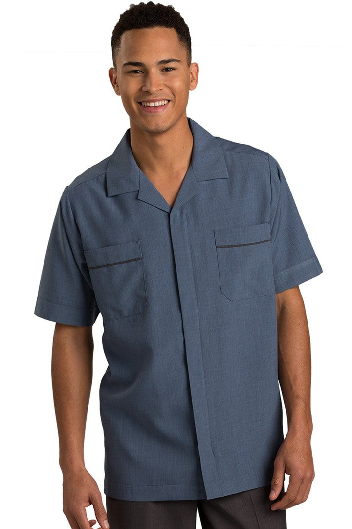 Edwards Men's Pinnacle Service Shirt - Riviera Blue