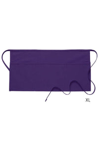 DayStar Purple Deluxe XL Waist Apron (3 Pockets)