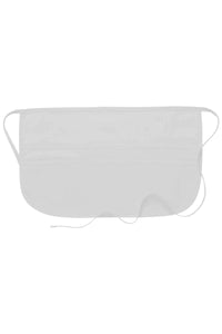 DayStar White Deluxe Rounded Waist Apron (6 Pockets)