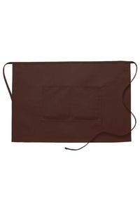 DayStar Brown Deluxe Half Bistro Apron (2 Pockets)
