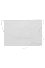 DayStar White Deluxe Half Bistro Apron (2 Pockets)