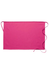 DayStar Hot Pink Deluxe Half Bistro Apron (No Pockets)