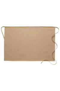 DayStar Khaki Deluxe Half Bistro Apron (No Pockets)