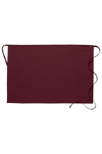 DayStar Maroon Deluxe Half Bistro Apron (No Pockets)