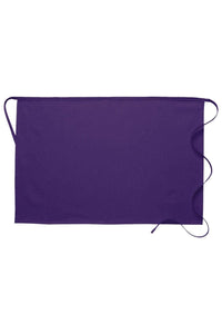 DayStar Purple Deluxe Half Bistro Apron (No Pockets)