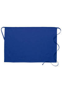 DayStar Royal Blue Deluxe Half Bistro Apron (No Pockets)