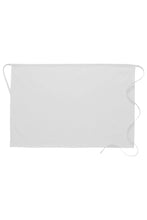 DayStar White Deluxe Half Bistro Apron (No Pockets)