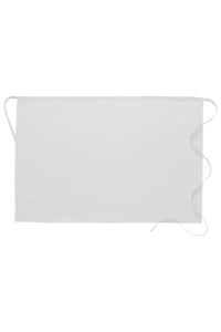 DayStar White Deluxe Half Bistro Apron (No Pockets)