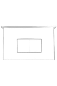 DayStar Pinstripe Deluxe Half Bistro (2 Pockets)