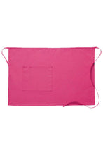 DayStar Hot Pink Deluxe Half Bistro Apron (1 Pocket)