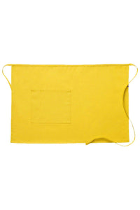 DayStar Yellow Deluxe Half Bistro Apron (1 Pocket)