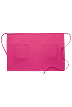 DayStar Hot Pink Deluxe Half Bistro Apron (2 Patch Pockets)