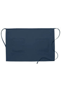 DayStar Navy Deluxe Half Bistro Apron (2 Patch Pockets)