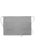 DayStar Silver Deluxe Half Bistro Apron (2 Patch Pockets)