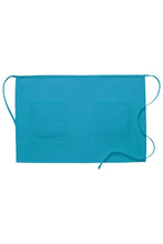 DayStar Turquoise Deluxe Half Bistro Apron (2 Patch Pockets)