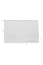 DayStar White Deluxe Half Bistro Apron (2 Patch Pockets)