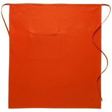 DayStar Orange Deluxe Full Bistro Apron (1 Inset Pocket)