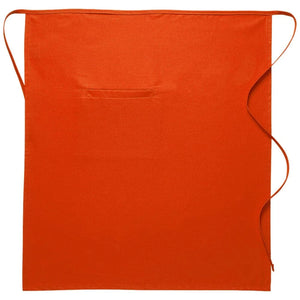 DayStar Orange Deluxe Full Bistro Apron (1 Inset Pocket)