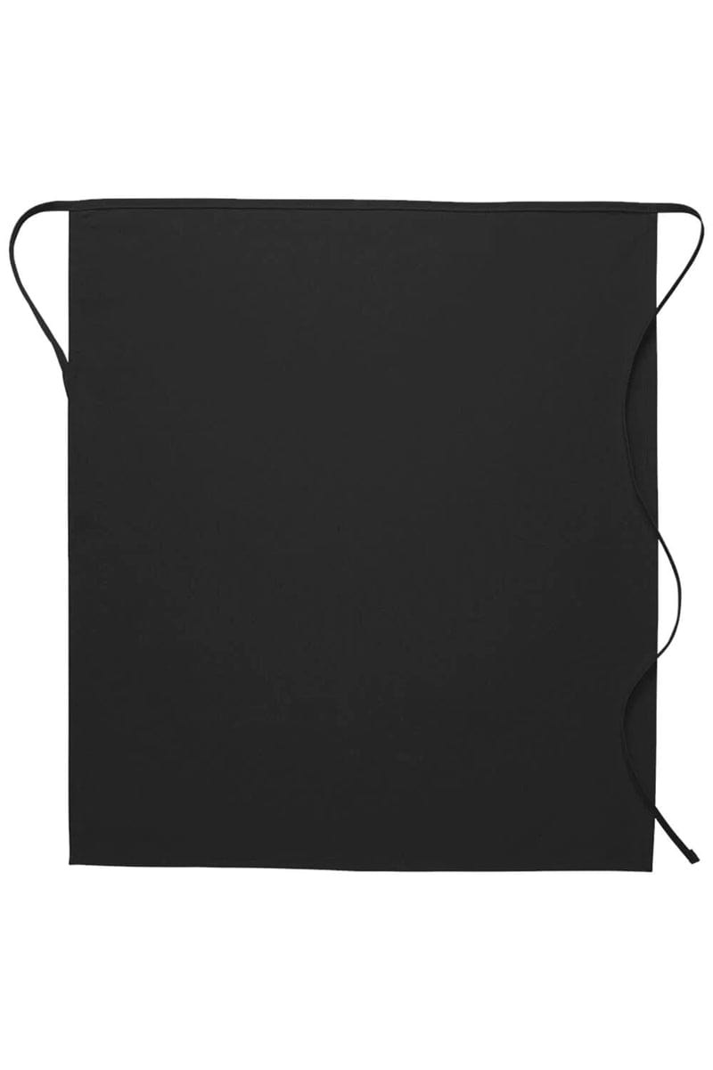 DayStar Black Deluxe Full Bistro Apron (No Pockets)