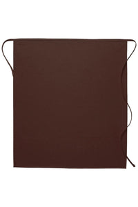 DayStar Brown Deluxe Full Bistro Apron (No Pockets)
