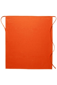 DayStar Orange Deluxe Full Bistro Apron (No Pockets)
