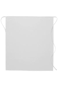 DayStar White Deluxe Full Bistro Apron (No Pockets)