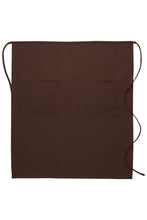 DayStar Brown Deluxe Full Bistro Apron (2 Pockets)