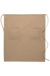 DayStar Khaki Deluxe Full Bistro Apron (2 Pockets)