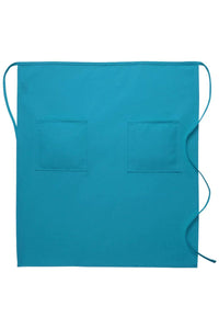DayStar Turquoise Deluxe Full Bistro Apron (2 Pockets)