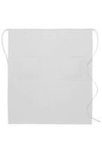 DayStar White Deluxe Full Bistro Apron (2 Pockets)