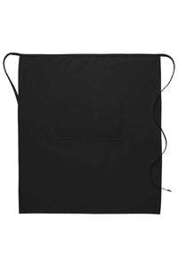 DayStar Black Deluxe Full Bistro Apron (Center Divided Pocket)