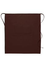 DayStar Brown Deluxe Full Bistro Apron (Center Divided Pocket)