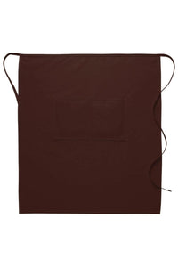 DayStar Brown Deluxe Full Bistro Apron (Center Divided Pocket)