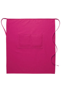 DayStar Hot Pink Deluxe Full Bistro Apron (Center Divided Pocket)
