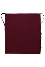 DayStar Maroon Deluxe Full Bistro Apron (Center Divided Pocket)