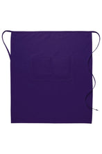 DayStar Purple Deluxe Full Bistro Apron (Center Divided Pocket)