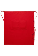 DayStar Red Deluxe Full Bistro Apron (Center Divided Pocket)