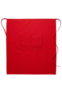 DayStar Red Deluxe Full Bistro Apron (Center Divided Pocket)