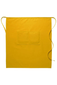 DayStar Yellow Deluxe Full Bistro Apron (Center Divided Pocket)