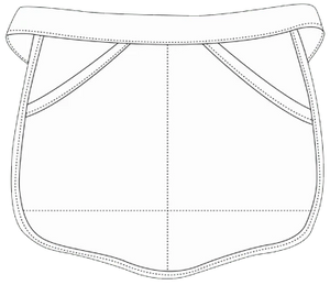DayStar Deluxe Scalloped Waist Apron (2 Pockets)