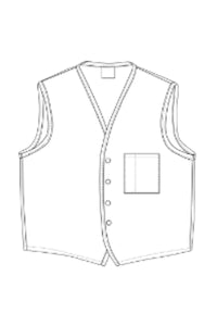 DayStar Yellow 4-Button Unisex Vest with 1 Pocket