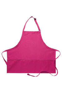 DayStar Hot Pink Deluxe Bib Adjustable Apron (3 Pockets)
