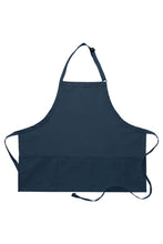 DayStar Navy Deluxe Bib Adjustable Apron (3 Pockets)