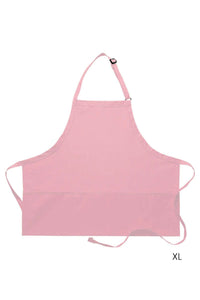 DayStar Pink Deluxe Bib XL Adjustable Apron (3 Pockets)