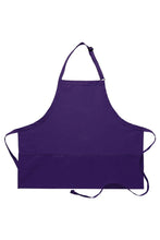 DayStar Purple Deluxe Bib Adjustable Apron (3 Pockets)