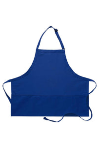 DayStar Royal Blue Deluxe Bib Adjustable Apron (3 Pockets)