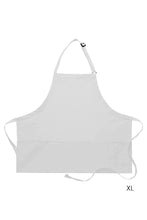 DayStar White Deluxe Bib XL Adjustable Apron (3 Pockets)