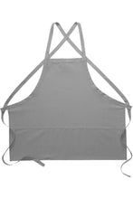 DayStar Silver Deluxe Criss Cross Bib Apron (3 Pockets)