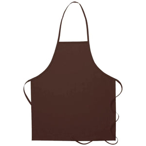 DayStar Brown Deluxe Bib Apron (No Pocket)